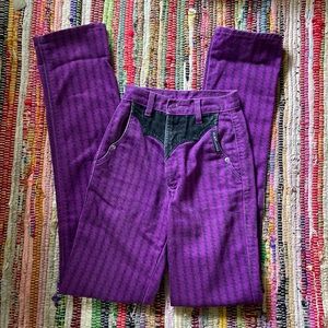 Purple striped Rocky Mountain jeans